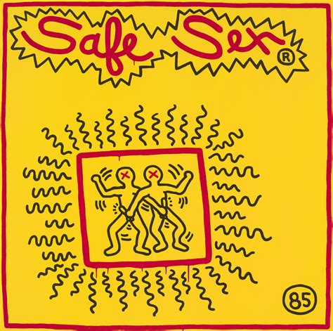 keith haring safe sex|Keith Haring .